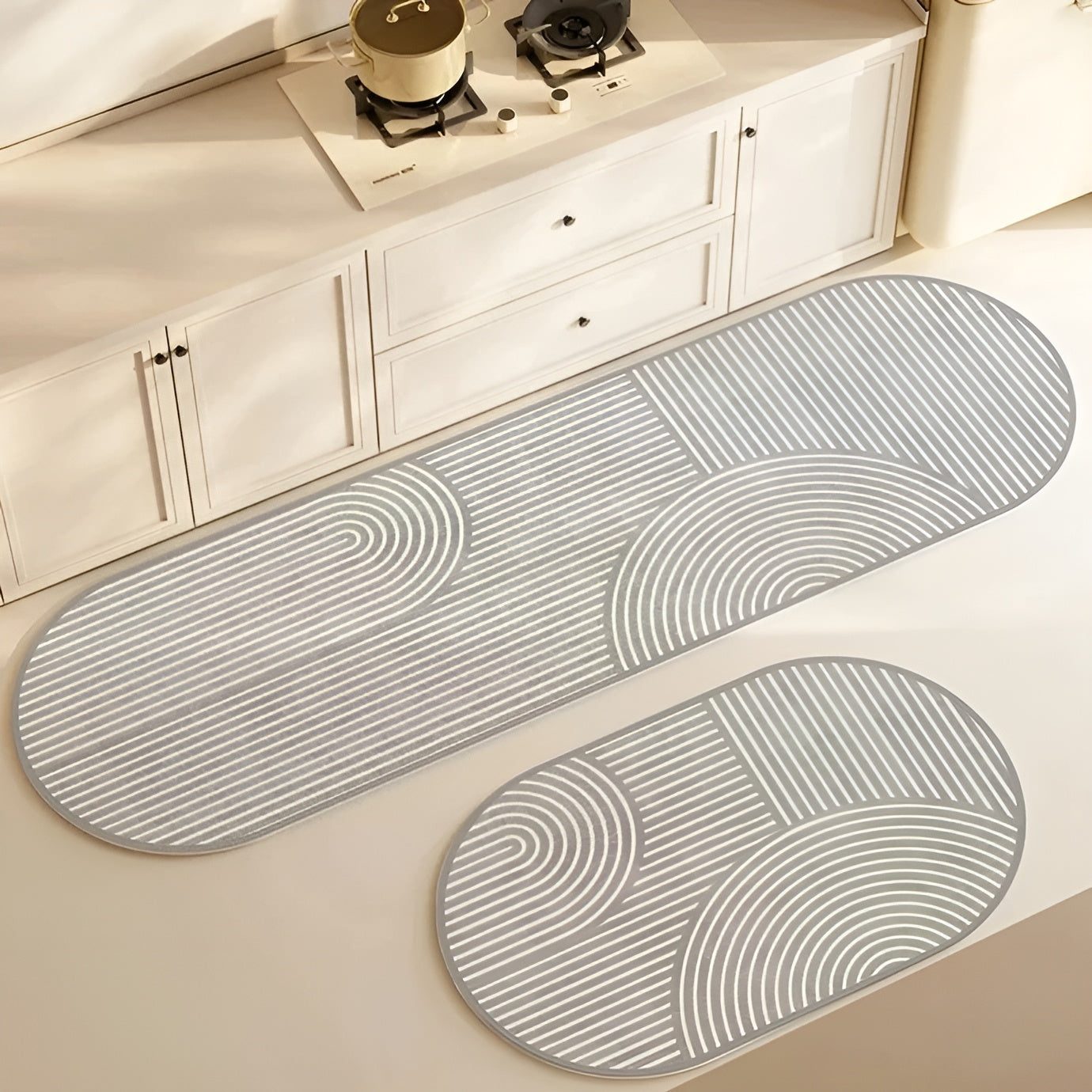 SusanSmith | AquaStone Diatomite Bath Mat – Ultra Absorbent, Non-Slip & Soft