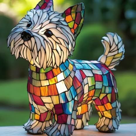 SusanSmith | Artistic LED Night Light with Dog Breed Design