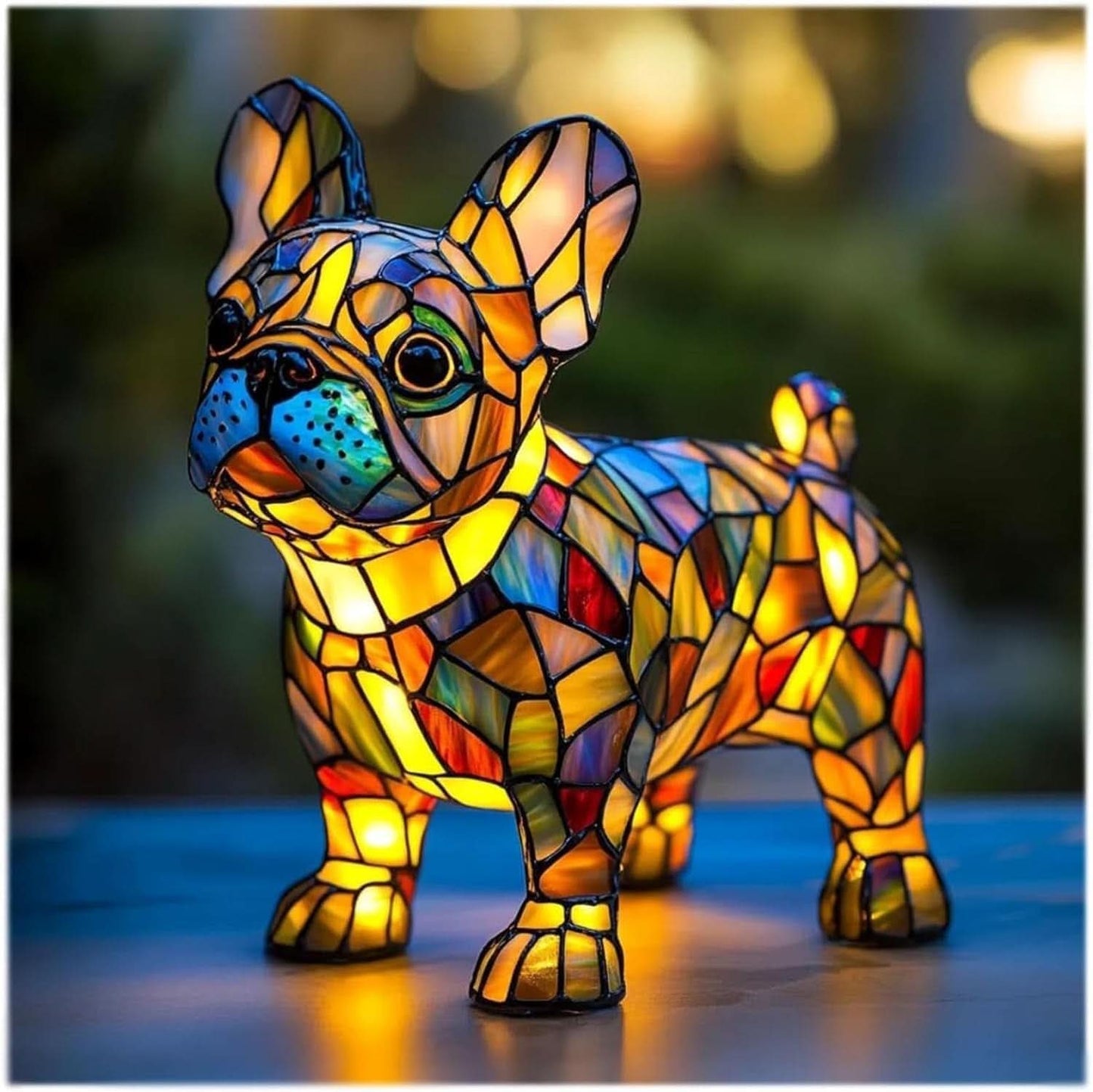 SusanSmith | Artistic LED Night Light with Dog Breed Design