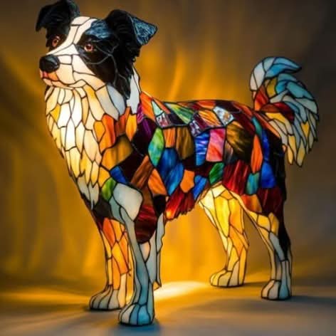 SusanSmith | Artistic LED Night Light with Dog Breed Design