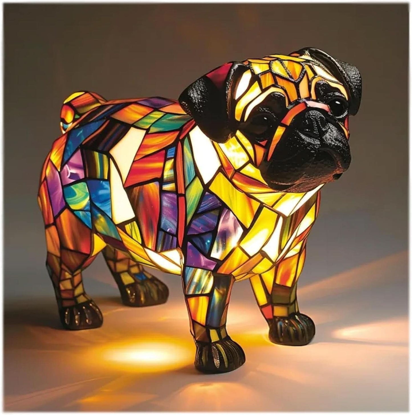 SusanSmith | Artistic LED Night Light with Dog Breed Design