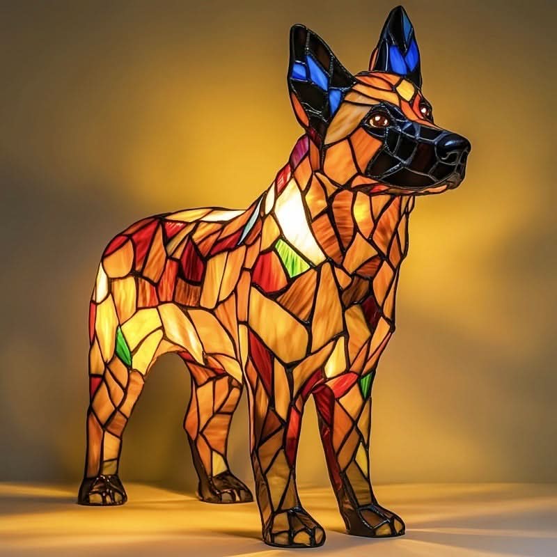 SusanSmith | Artistic LED Night Light with Dog Breed Design