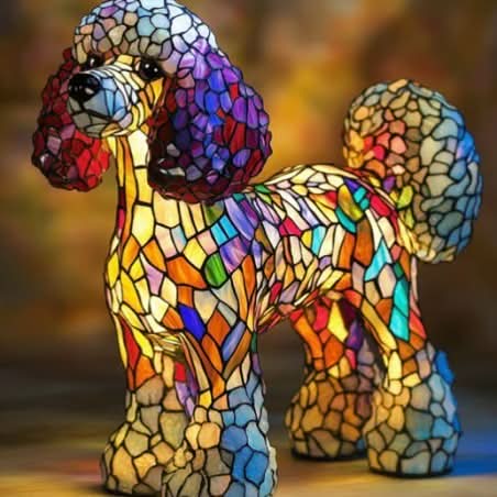 SusanSmith | Artistic LED Night Light with Dog Breed Design