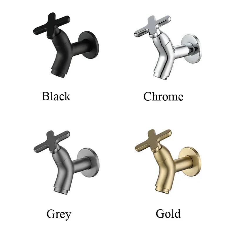 SusanSmith | BrassFlow – Wall-Mounted Cold Water Tap in Solid Brass