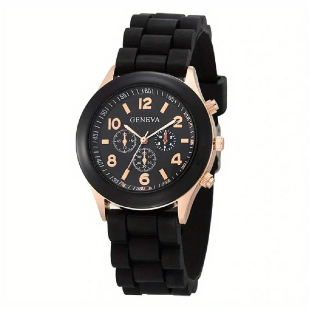 SusanSmith | Casual Quartz Made of Silicone - Classic