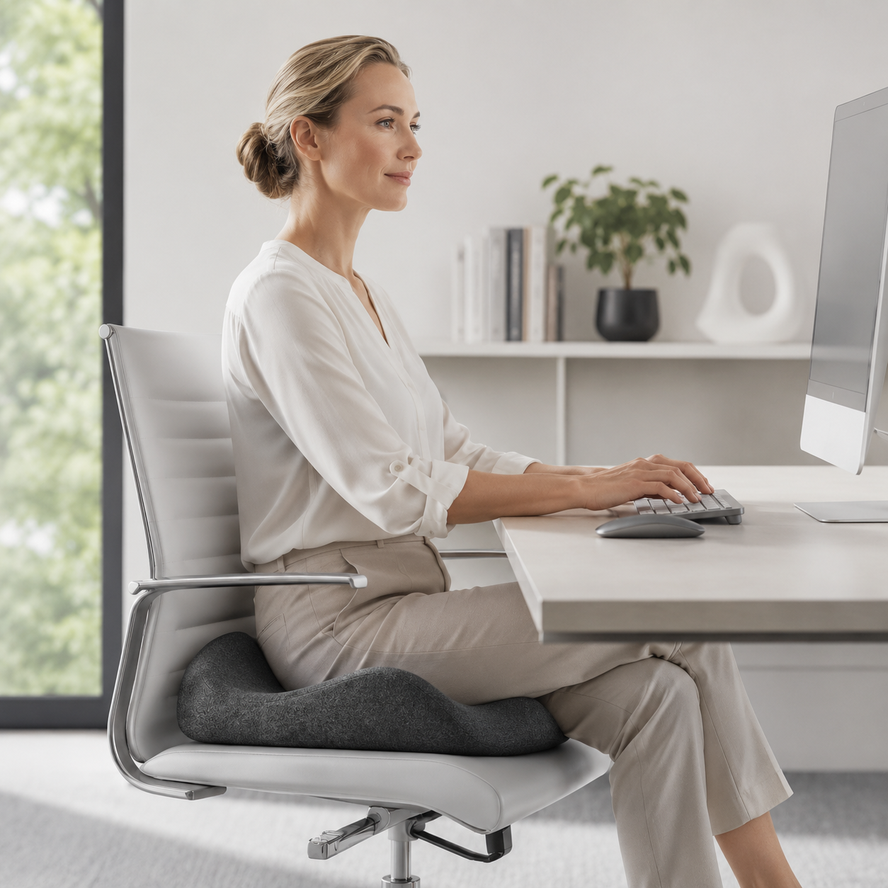 SusanSmith | CoccySoothe Orthopedic Contoured Seat Cushion