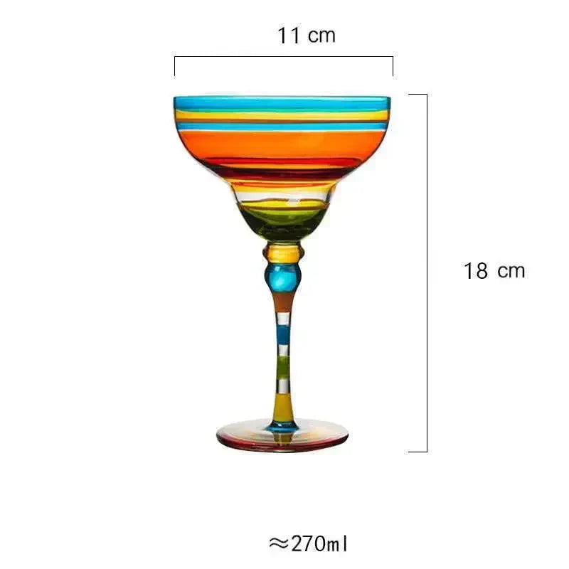 SusanSmith | Coloured Margarita Glass