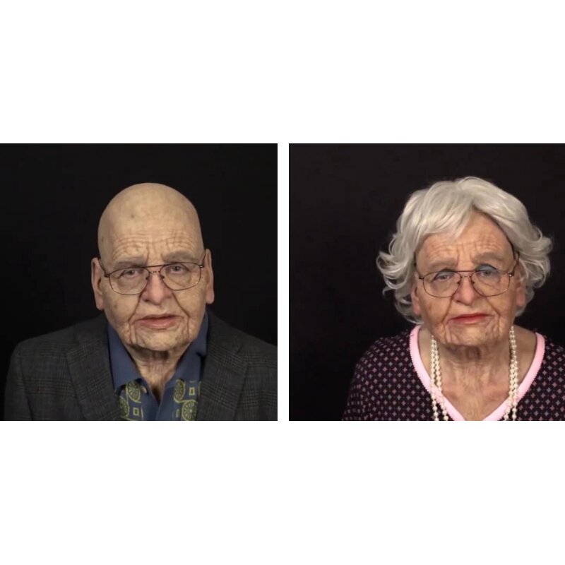 SusanSmith | Creepy Old Man Mask – Realistic Latex Halloween Mask for Adults