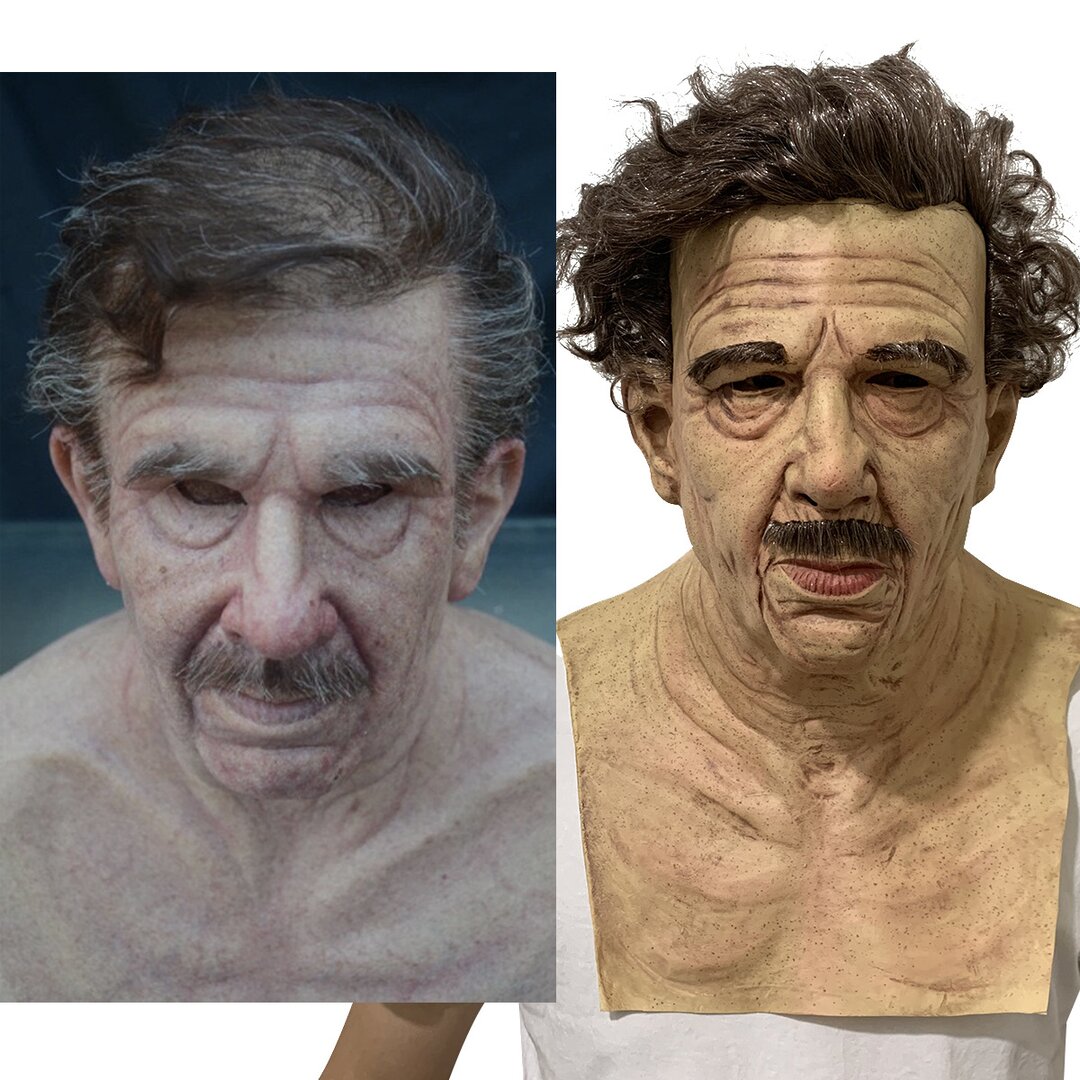 SusanSmith | Creepy Old Man Mask – Realistic Latex Halloween Mask for Adults
