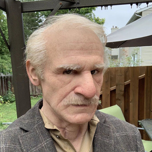 SusanSmith | Creepy Old Man Mask – Realistic Latex Halloween Mask for Adults