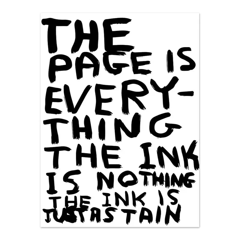 SusanSmith | David Shrigley Rabbit Cat Wine Biscuit Train Wall Art Abstract Prints Canvas Painting Nordic Poster Pictures Living Room Decor