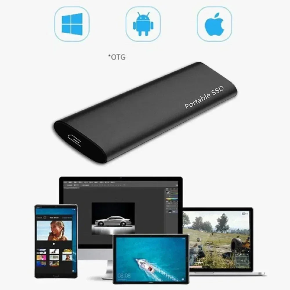 SusanSmith | External Portable SSD | High-Speed Solid State Drive | Black