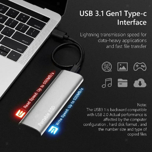 SusanSmith | External Portable SSD | High-Speed Solid State Drive | Black