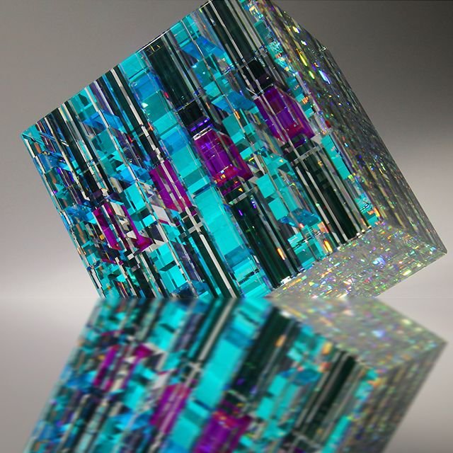 SusanSmith | Fantasy Magic Chroma Cube Art Decoration Ornaments