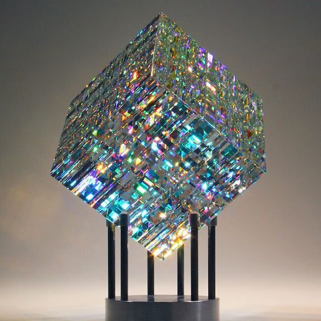 SusanSmith | Fantasy Magic Chroma Cube Art Decoration Ornaments