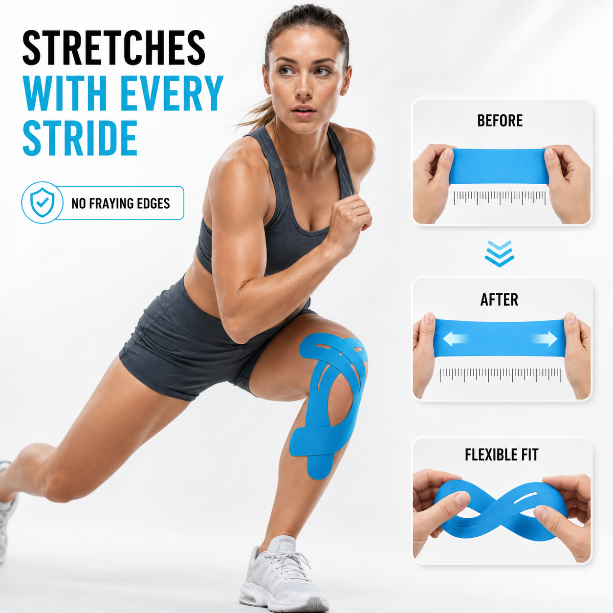 SusanSmith | Flexitape Elastic Breathable Kinesiology Knee Tape