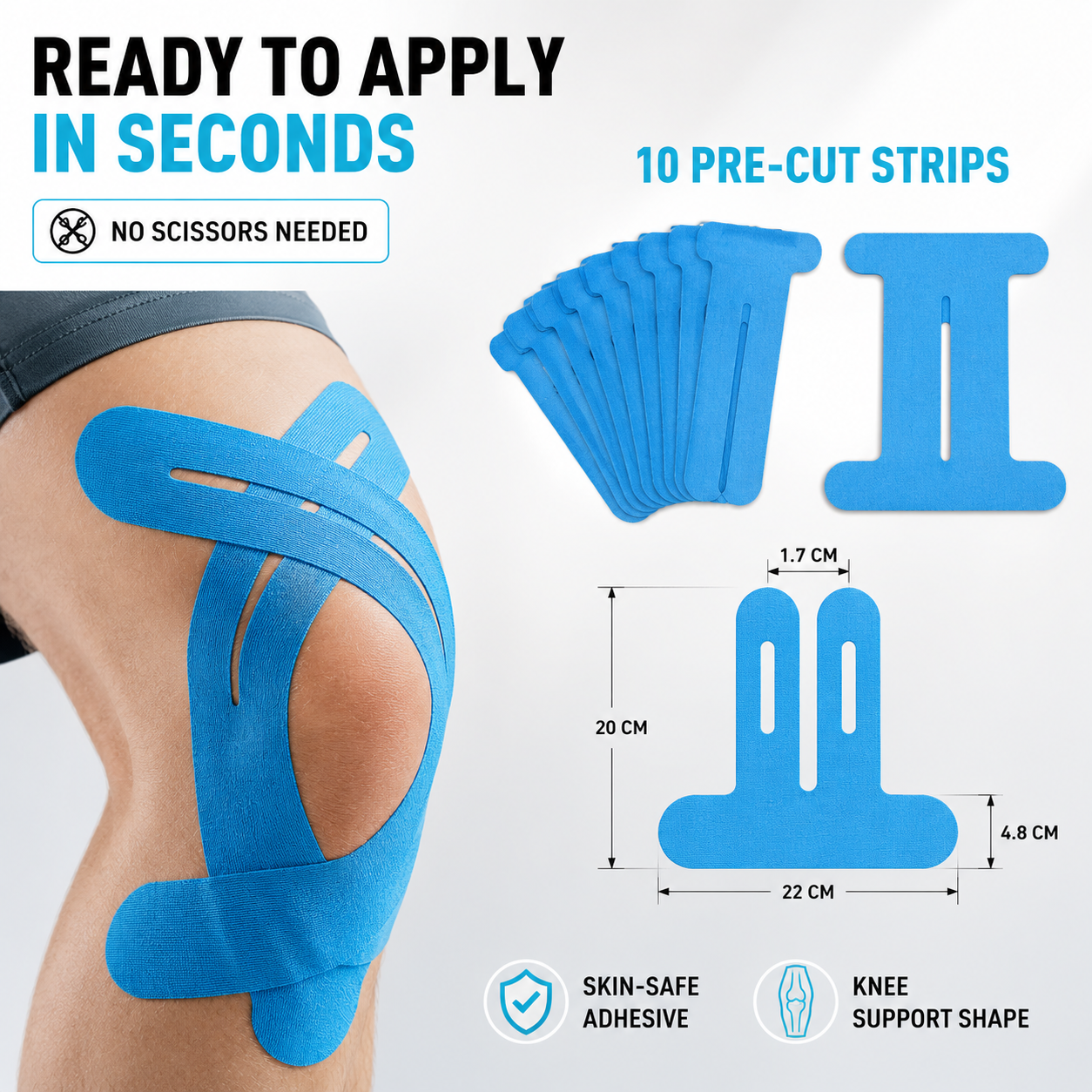 SusanSmith | Flexitape Elastic Breathable Kinesiology Knee Tape