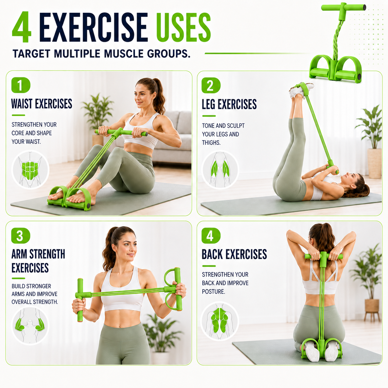 SusanSmith | FlexStride Four Tube Pedal Resistance Trainer