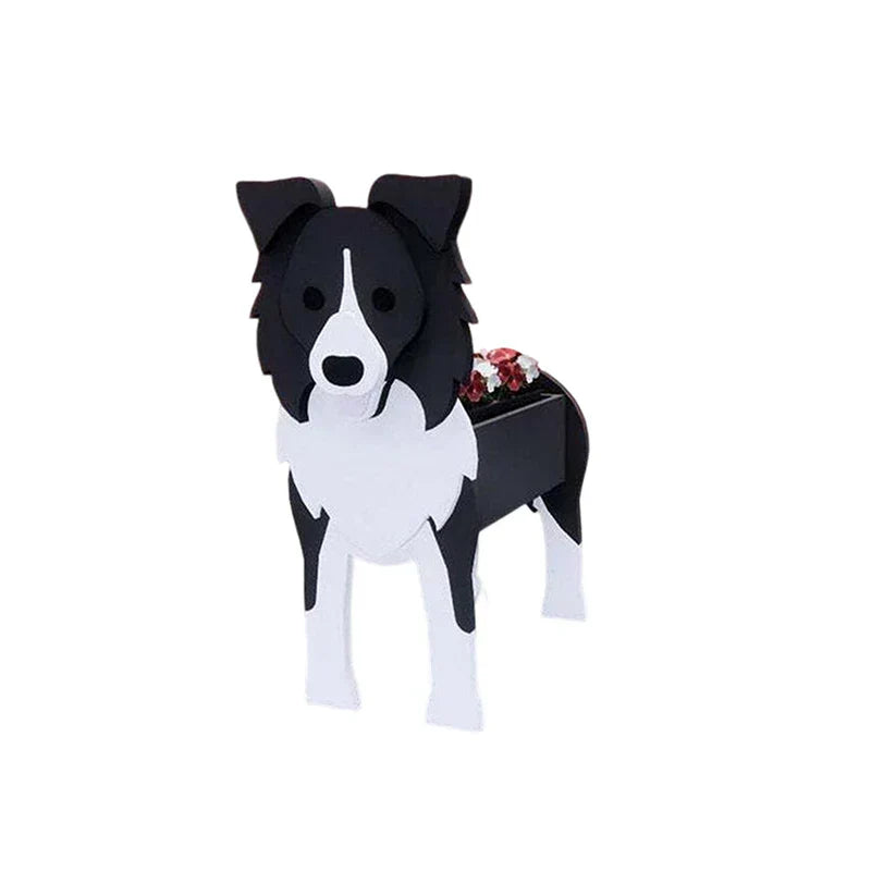 SusanSmith | Flower Pot - Pawsome - Dog Plant Container - Various Breeds