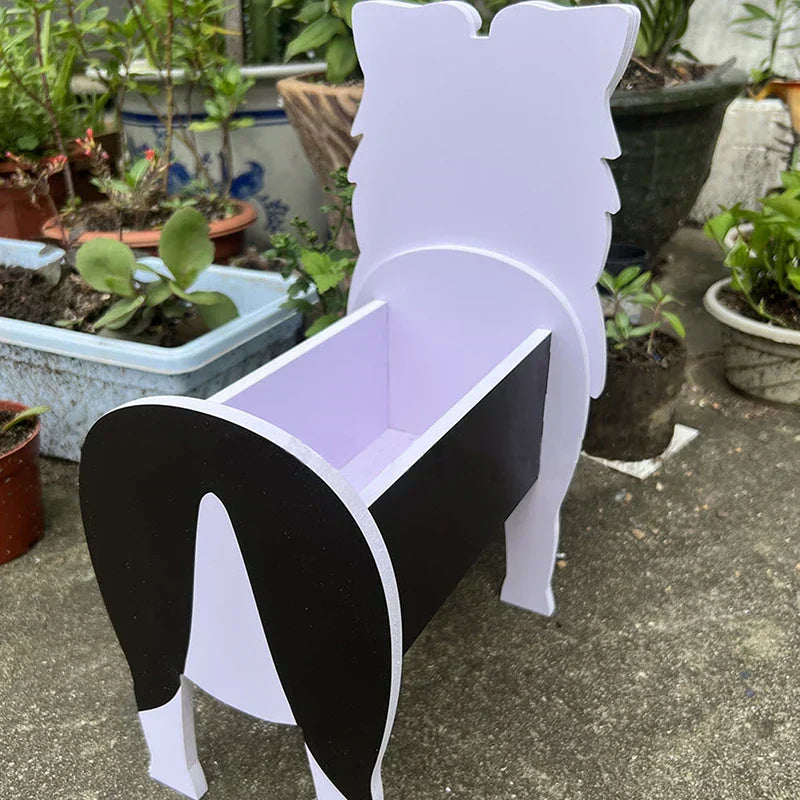 SusanSmith | Flower Pot - Pawsome - Dog Plant Container - Various Breeds