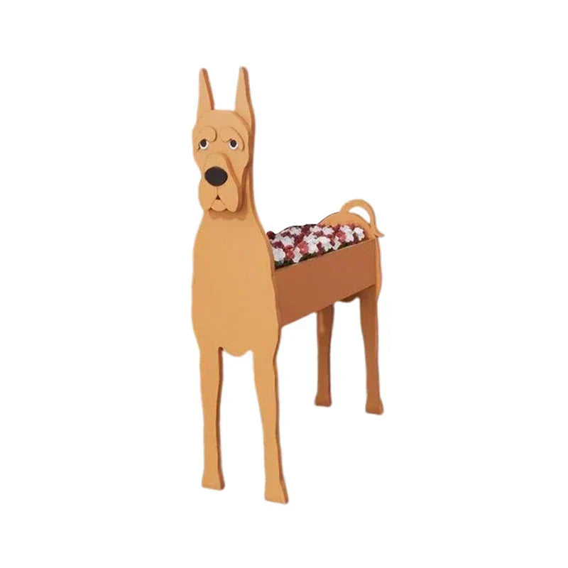 SusanSmith | Flower Pot - Pawsome - Dog Plant Container - Various Breeds