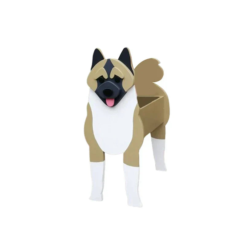 SusanSmith | Flower Pot - Pawsome - Dog Plant Container - Various Breeds