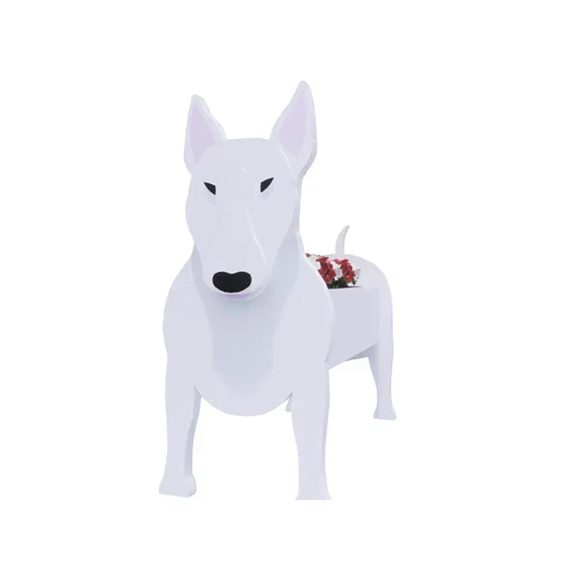 SusanSmith | Flower Pot - Pawsome - Dog Plant Container - Various Breeds