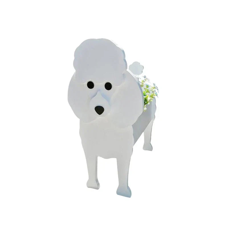 SusanSmith | Flower Pot - Pawsome - Dog Plant Container - Various Breeds