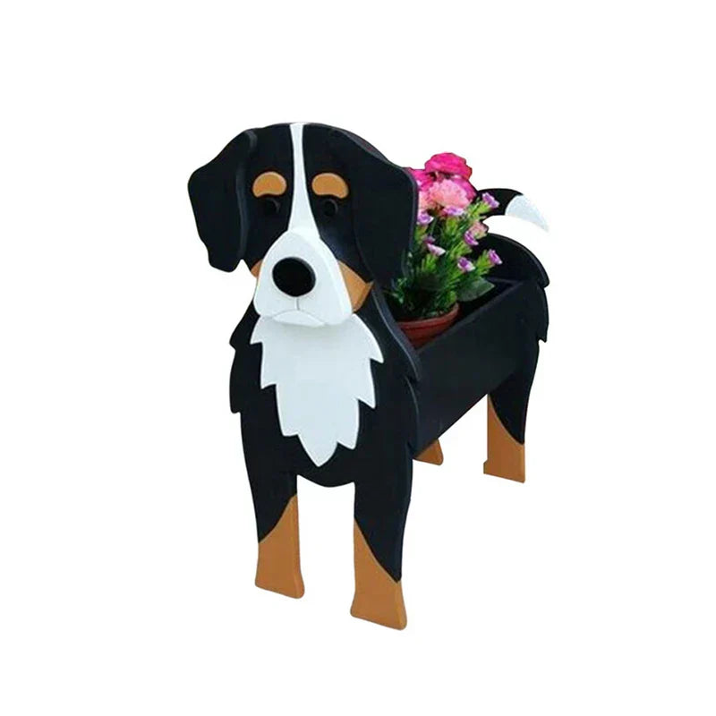 SusanSmith | Flower Pot - Pawsome - Dog Plant Container - Various Breeds