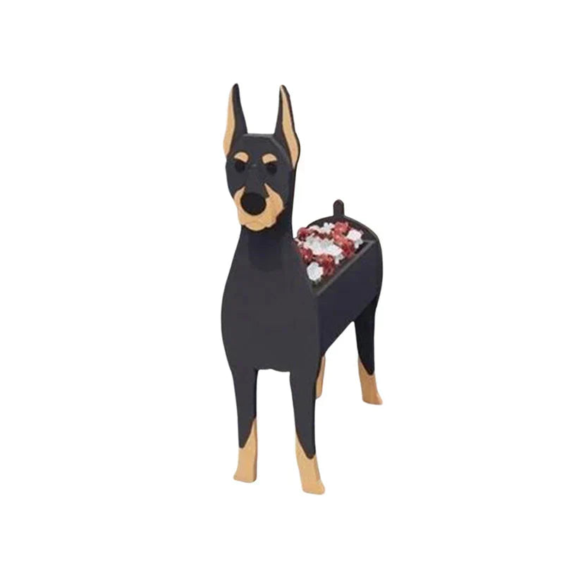SusanSmith | Flower Pot - Pawsome - Dog Plant Container - Various Breeds