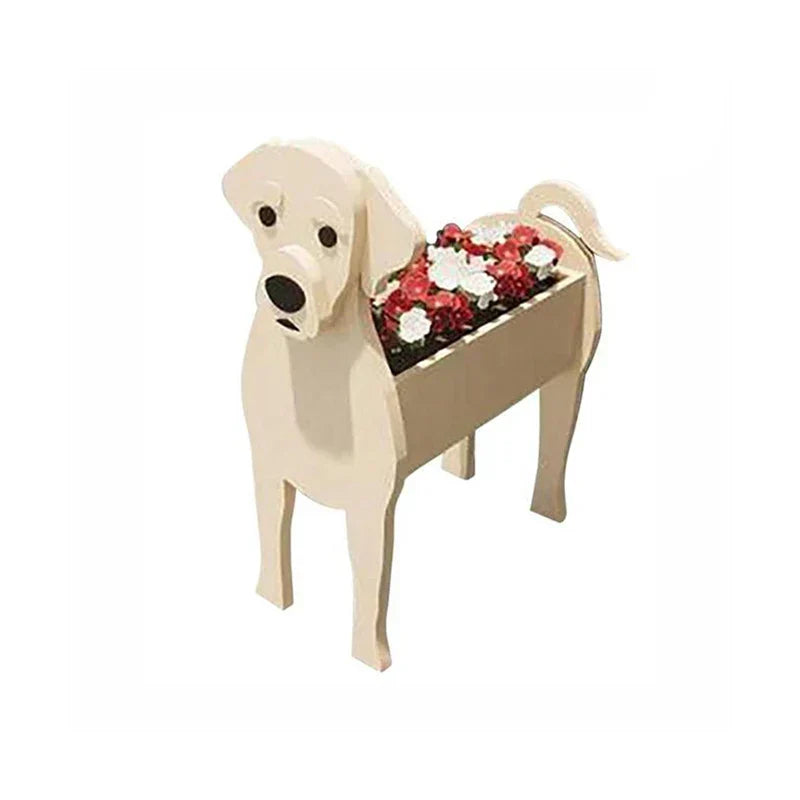 SusanSmith | Flower Pot - Pawsome - Dog Plant Container - Various Breeds