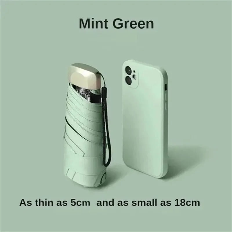 SusanSmith | Foldable Mini Umbrella Solara – Compact, UV Protection & Wind Resistant