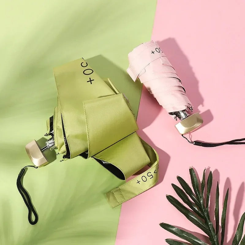 SusanSmith | Foldable Mini Umbrella Solara – Compact, UV Protection & Wind Resistant