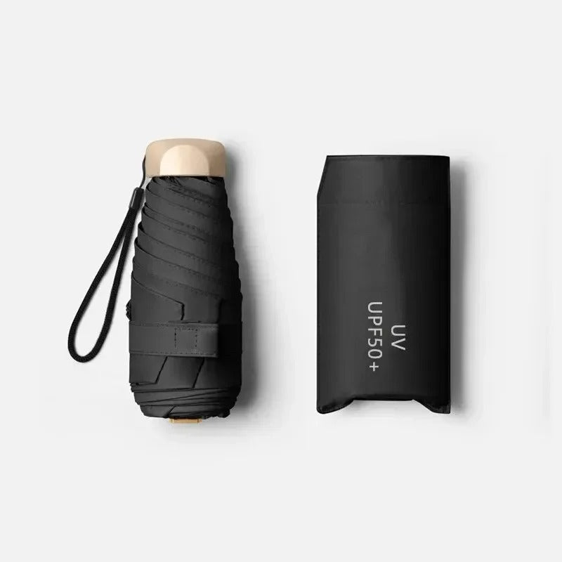 SusanSmith | Foldable Mini Umbrella Solara – Compact, UV Protection & Wind Resistant