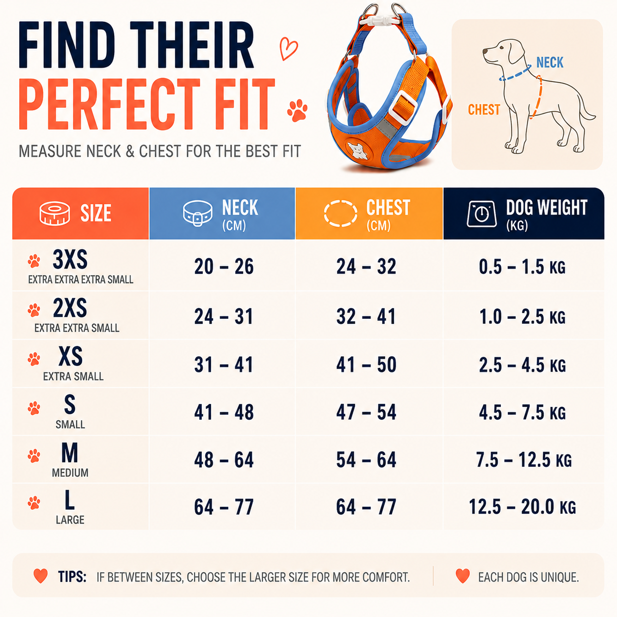 SusanSmith | Furloop Adjustable Vest-Style Dog Harness