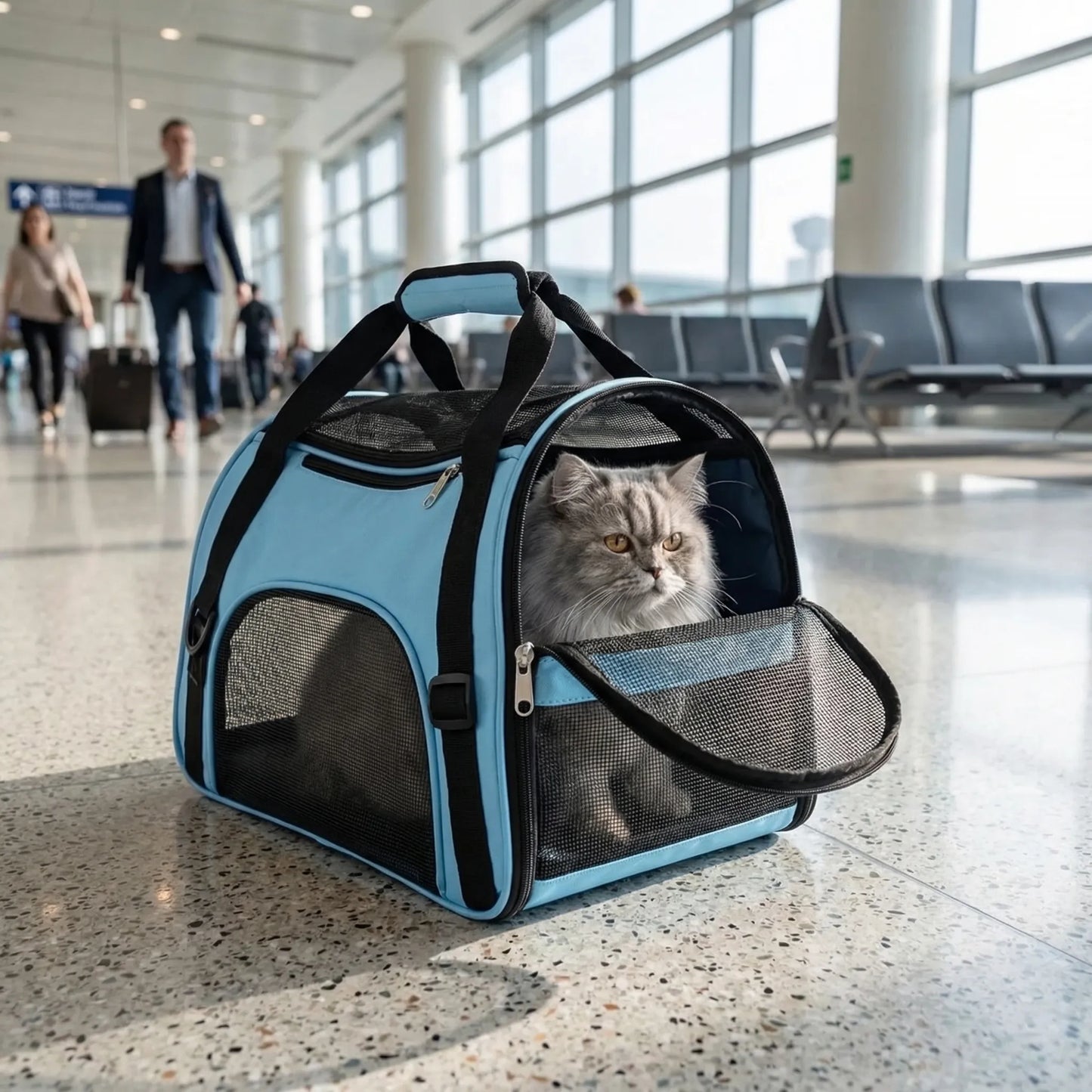 SusanSmith | Furroam Foldable Mesh Pet Carrier Bag