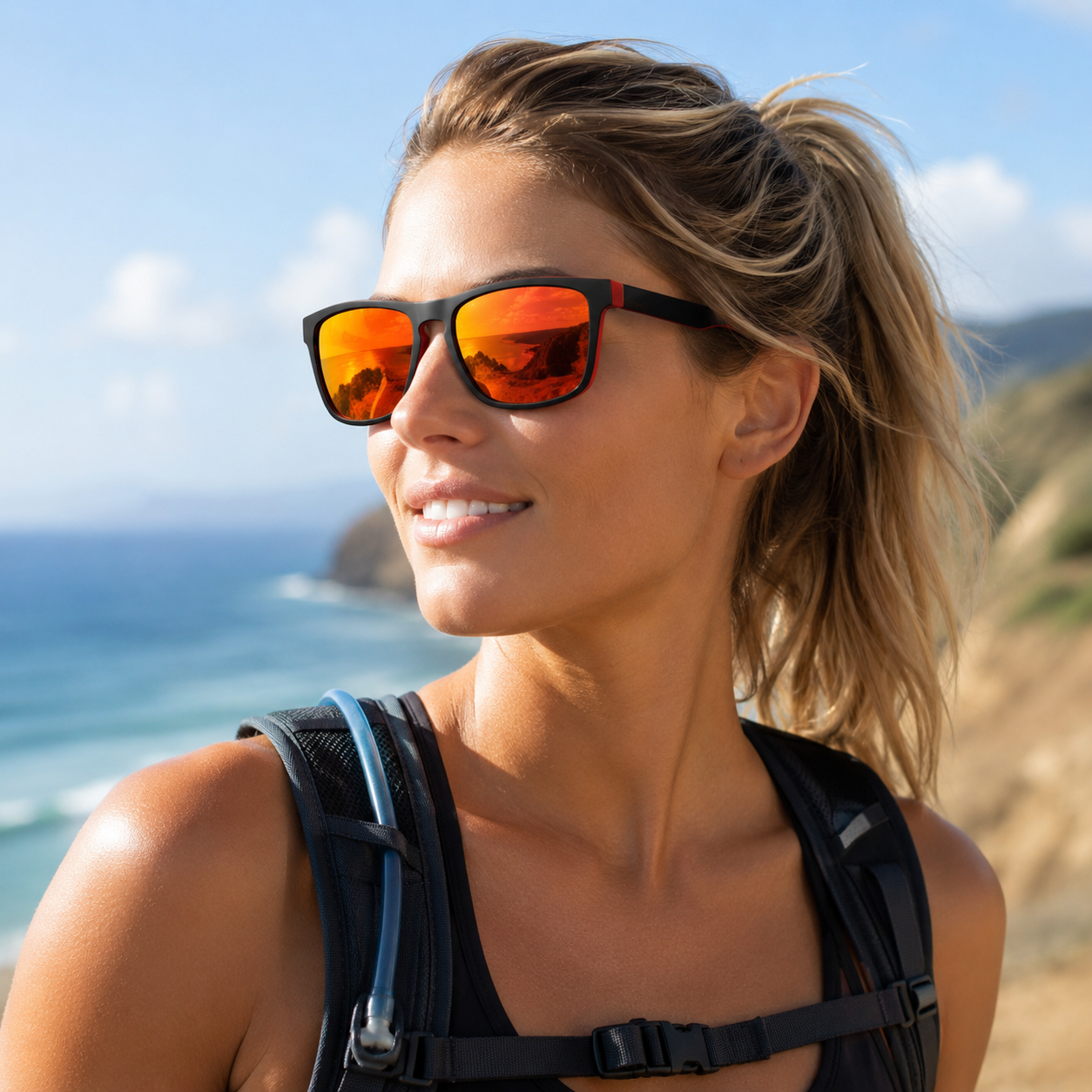 SusanSmith | Glarex Polarised Wraparound Outdoor Sunglasses