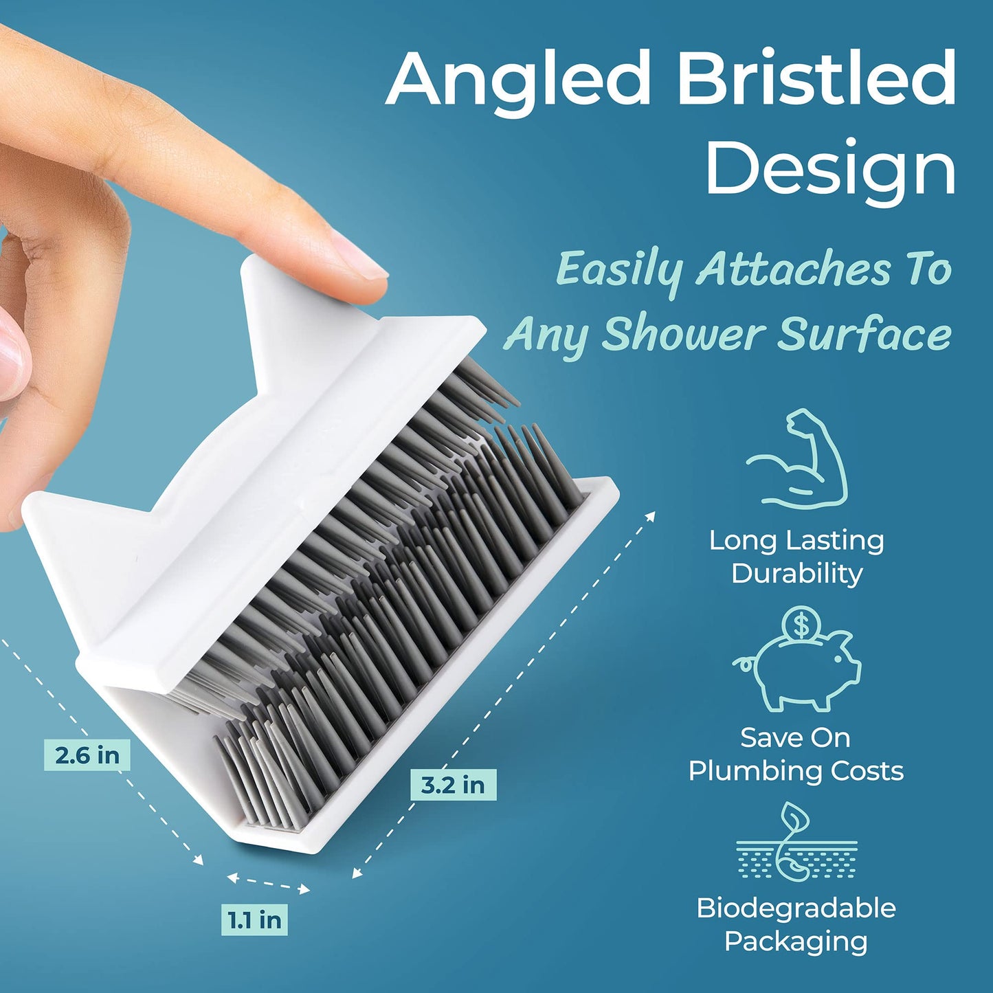 SusanSmith | Hair Collector Shower Wall
