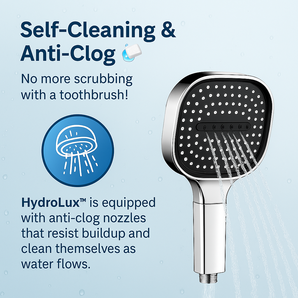 SusanSmith | High-Pressure Shower Head | Turbo-Boost Technology & Advanced Filtration for Healthier Skin and Hair