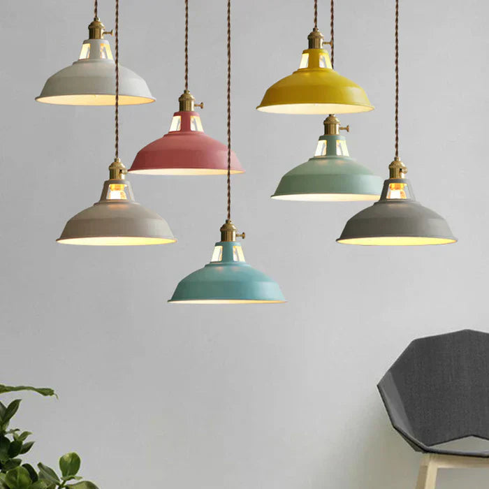 SusanSmith | Industrial Retro Pendant Light - IronGlow