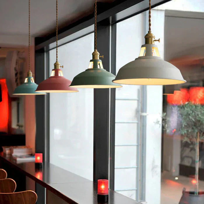 SusanSmith | Industrial Retro Pendant Light - IronGlow