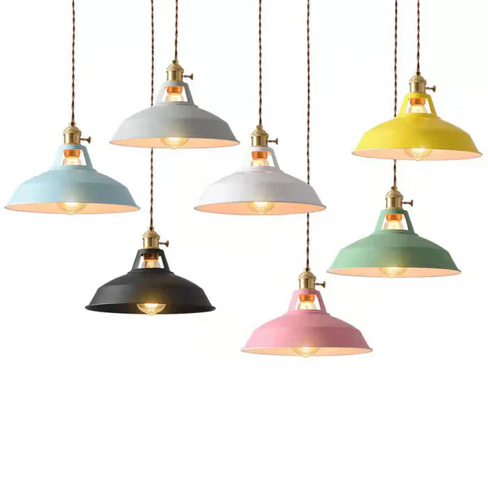 SusanSmith | Industrial Retro Pendant Light - IronGlow