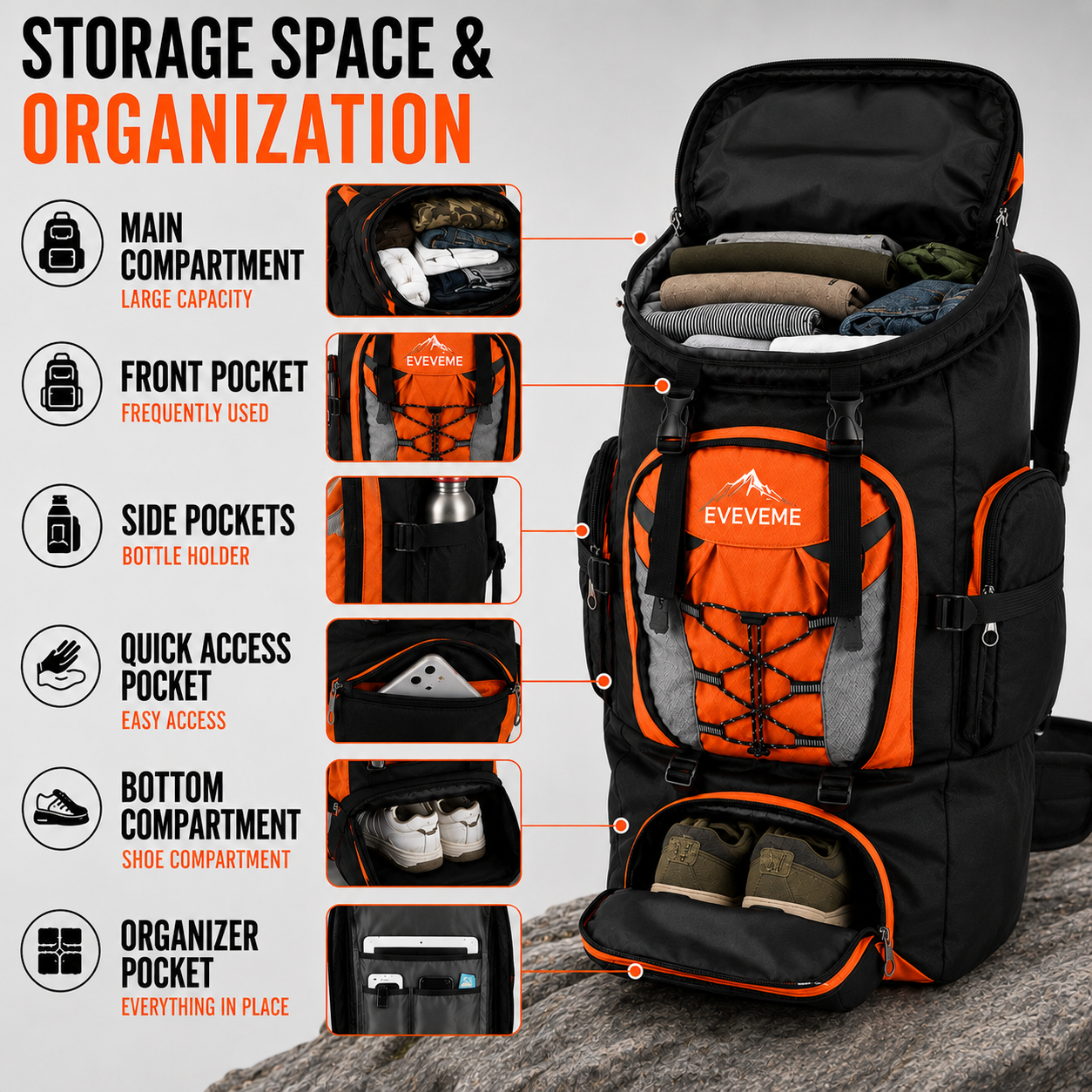 SusanSmith | Large Volume Trekking Backpack