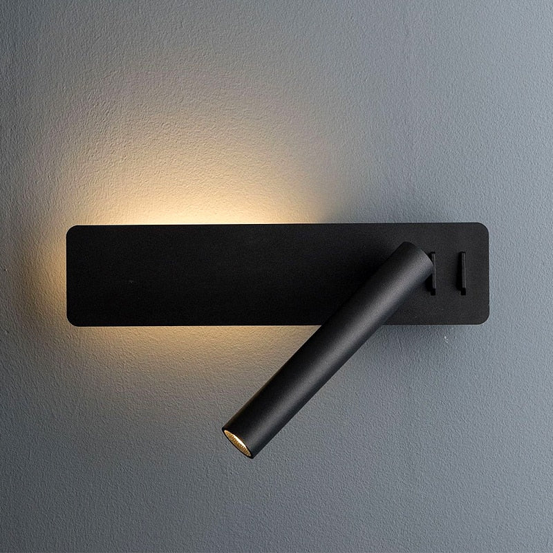 SusanSmith | LED Wall Reading Light | Rotatable Arm, Warm Reading Light