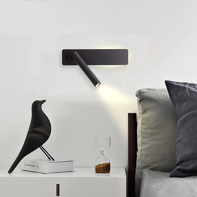 SusanSmith | LED Wall Reading Light | Rotatable Arm, Warm Reading Light