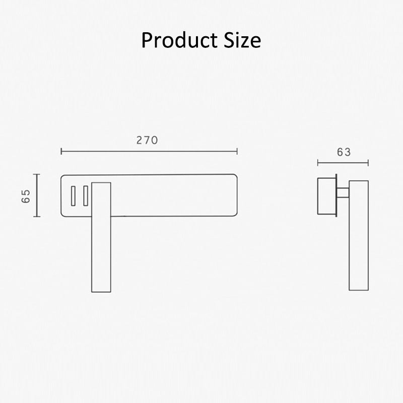 SusanSmith | LED Wall Reading Light | Rotatable Arm, Warm Reading Light