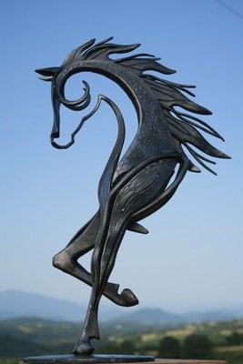 SusanSmith | Modern Metal Horse Statue