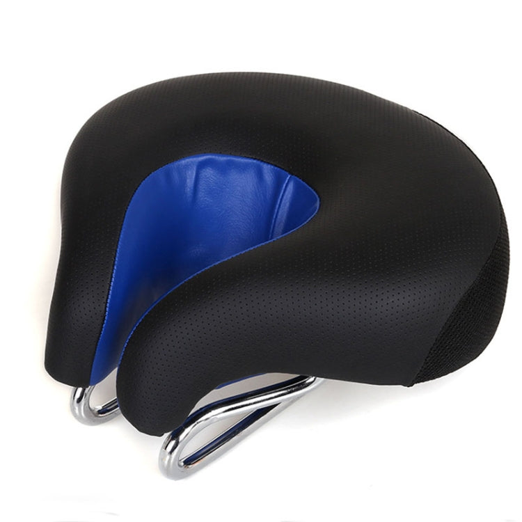 SusanSmith | Noseless Bicycle Saddle Mountain Bike Thickened Soft Cushion (Blue)