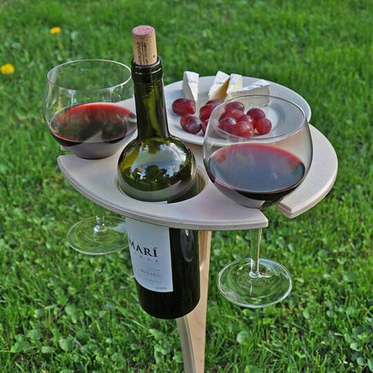 SusanSmith Outdoor Wine Table Picnic for Summer