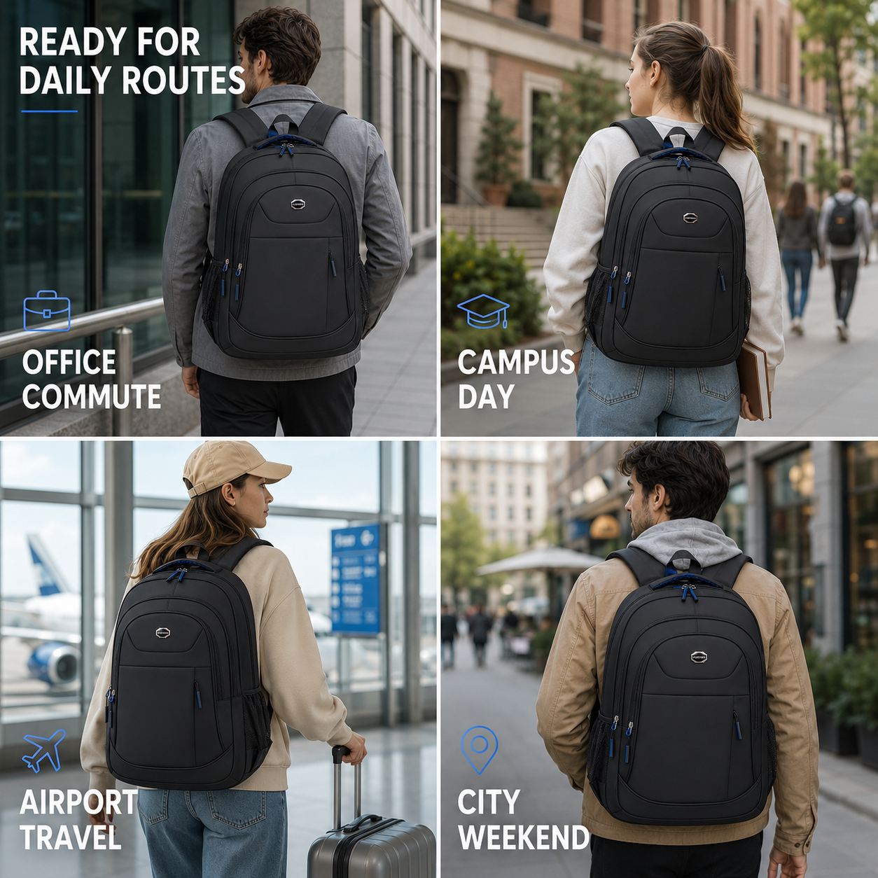 SusanSmith | Oxford Business Backpack